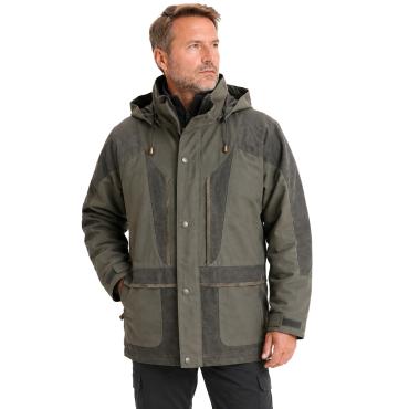 Giacca caccia canvas antistrappo impermeabile uomo antipiogg