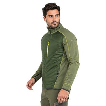 Bomber giubbino Leggero Elasticizzato Verde Fluo tessuto Mic