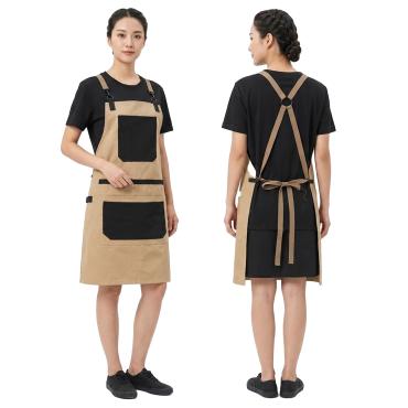 Grembiule da Lavoro Professionale con Tasche in Poliestere R