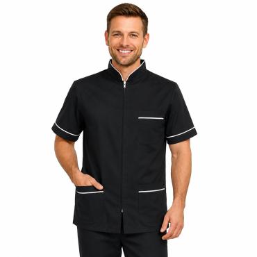 Coat jacket tunic chef cook barber hairdresser coiffeur beau