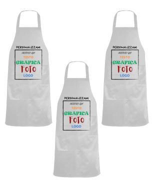 Kit 3 Grembiuli Professionali Personalizzabili Fratellidital