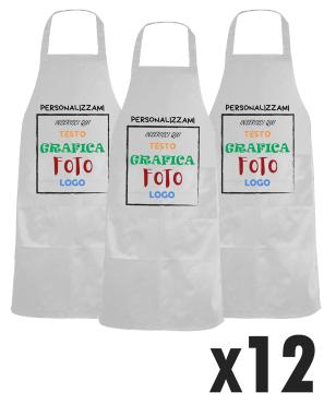 Stock 12 Grembiuli Professionali Personalizzabili Fratellidi