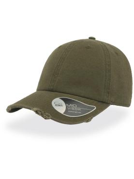 Cappellino Dad Hat Destroyed 6 Pannelli in Cotone Chino Lava