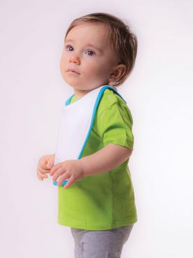 Bavaglio Neonato in Cotone Personalizzabile con Ricamo o Sta