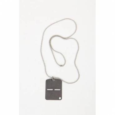 Piastrina riconoscimento collana identificativa militare mil