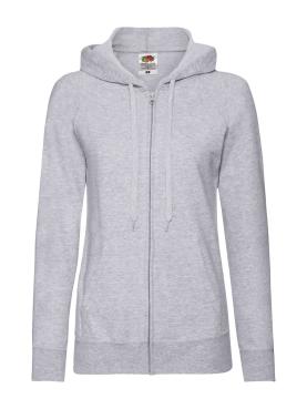 Felpa donna leggera con cappuccio personalizzabile con zip n