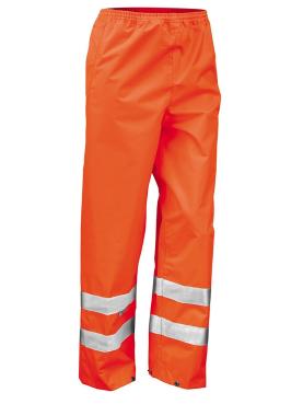 Pantaloni Alta Visibilita' Unisex Impermeabili con Bande Rif