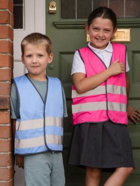Gilet Alta Visibilita' Bambino Personalizzabile
