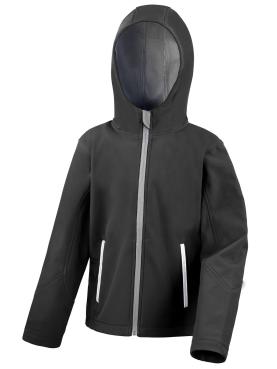 Junior Hooded Soft Shell Jacket Giacca Softshell Junior con 