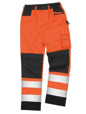 Pantaloni Cargo Alta Visibilita' Multitasche con Bande Rifle