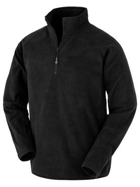 Maglia in Micropile Riciclato a Mezza Zip Eco-Friendly
