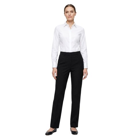 Pantalone Classico Donna Avvitato Nero Elegante Antipiega Professionale Fratelliditalia
