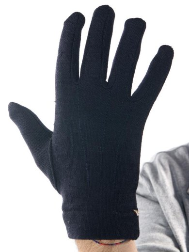 Guanti lana marina militare italiana colore blu