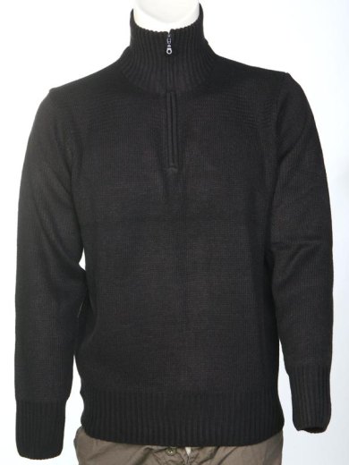 Maglione maglia maglietta uomo invernale zip calda blu nera grigia sportiva - Personalizzabile con il tuo logo