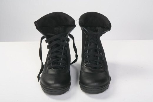 Anfibi neri unisex gutti viglilante donna uomo softair militari made in italy
