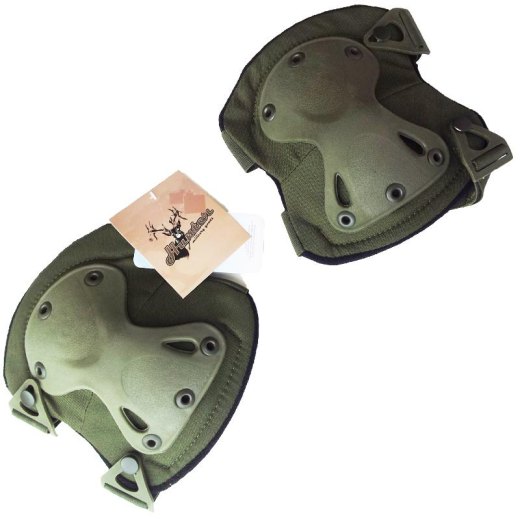 Ginocchiere e gomitiere protezione softair coolmax nero verde mimetico soft air