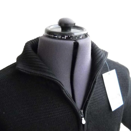 Maglione maglia maglietta uomo invernale zip calda blu nera grigia sportiva - Personalizzabile con il tuo logo