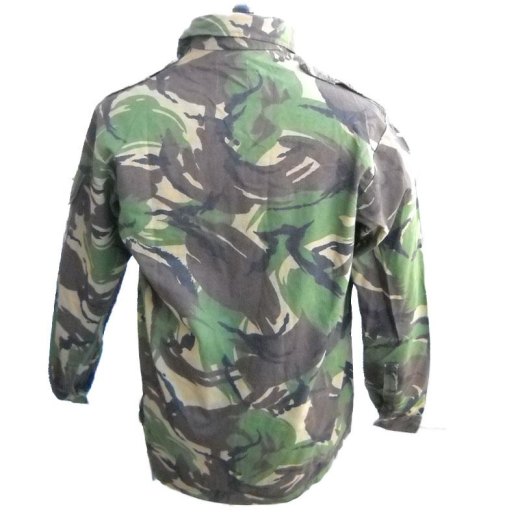 Camicia uomo invernale olandese mimetica militare pesante bottoni cotone canvas