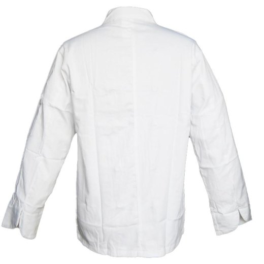 Completo bianco da cuoco giacca e pantalone da cucina sale e pepe con cappello - Personalizzabile con il tuo logo