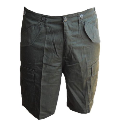 Bermuda pantalone corto short mimetico sportivo pesca estivo cotone uomo
