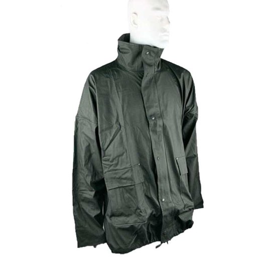 Completo giacca e pantalone tuta impermeabile pvc sport pioggia uomo antivento