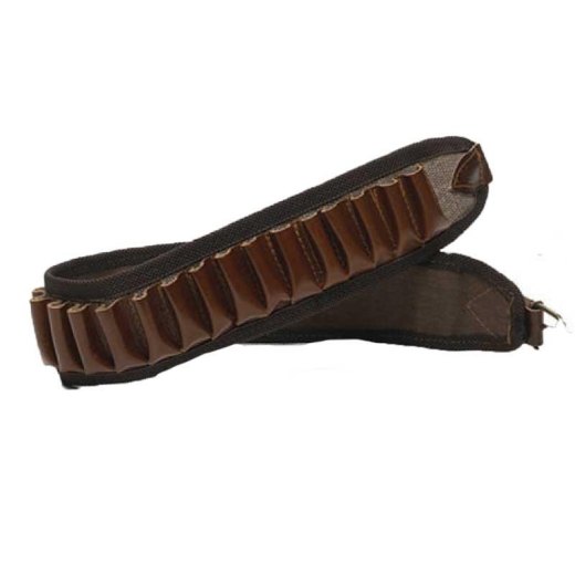 Cartucciera caccia pelle leather cartridge hunting poligono piattello sport