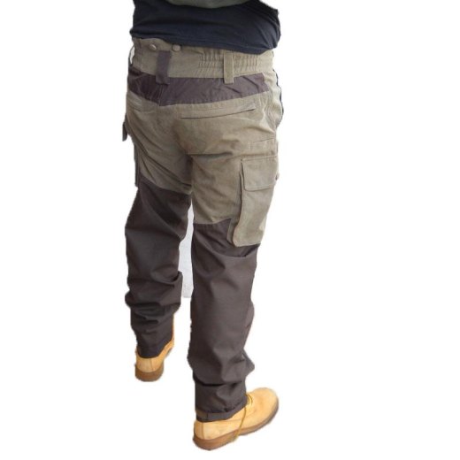 Pantalone pantaloni pesca caccia microfibra foderato invernale antipioggia moto