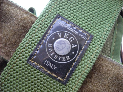 Fondina pistola custodia fodero sgancio rapido verde softair militare tattica
