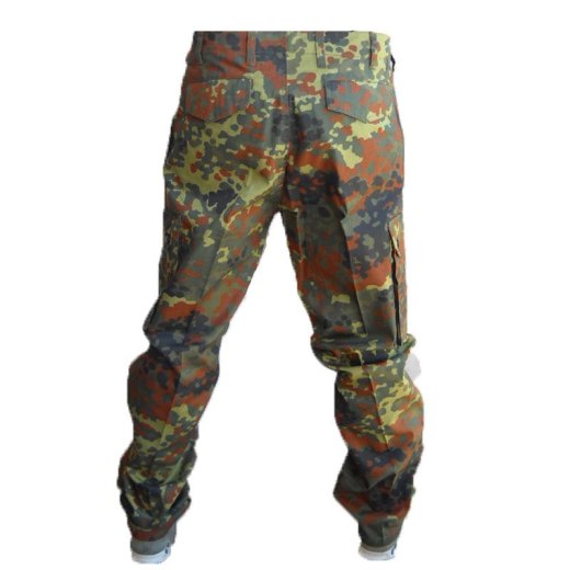 Pantalone pantaloni calzoni militari flecktarn cotone Army  Softair Caccia pesca