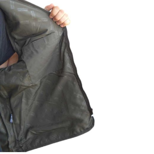 Gilet smanicato panciotto ontario in canvas caccia uomo sportivo cartucciera
