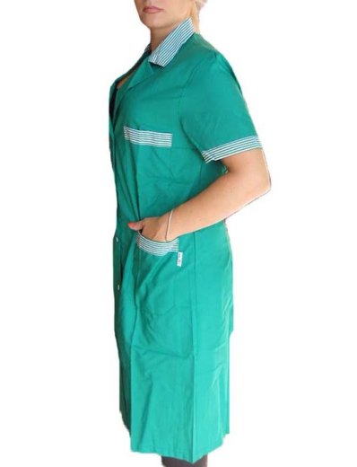 Camice donna scuola lavoro maestra domestica operaia fabbrica bottoni
