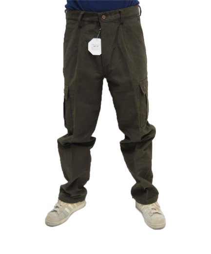 Pantalone pantaloni calzoni in pilor caccia pesca uomo sportivi fustagno cotone