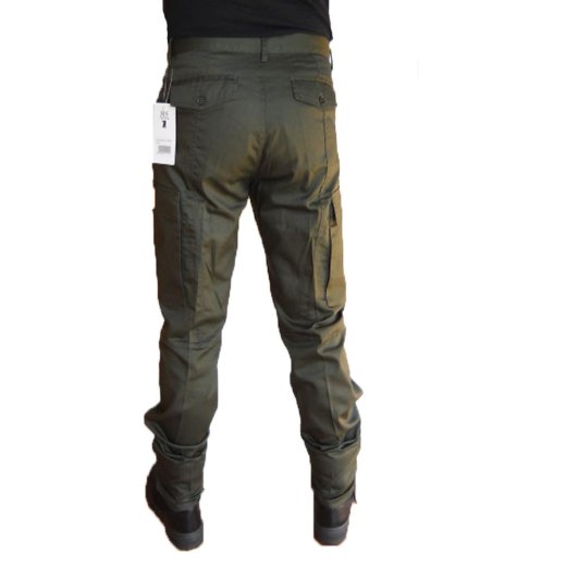 Pantalone policotone cargo verdi caccia tempo libero uomo tasche tattici pesca