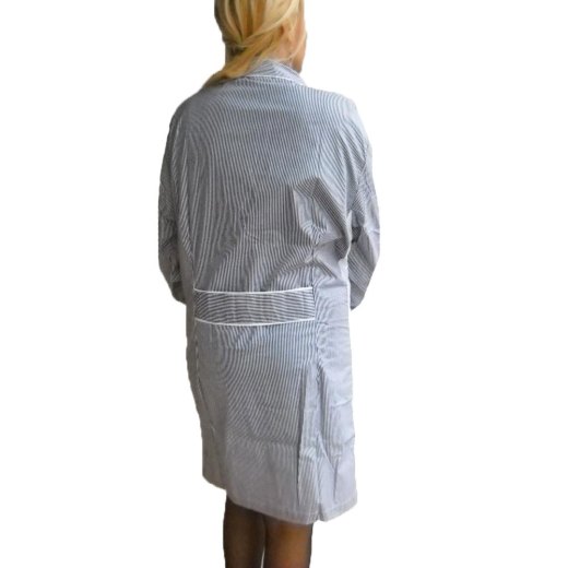 Camice cameriera maniche lunghe donna cotone bottoni XL lavoro made in italy