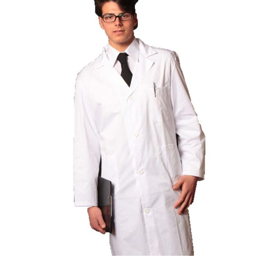 CAMICE DA LAVORO BIANCO IN COTONE SANFOR 250 GR BIANCO 46 48 50 52 54 56 58 60 - Personalizzabile con il tuo logo