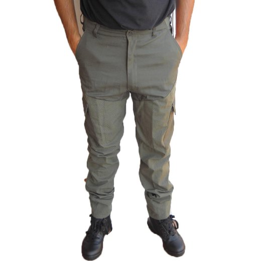 Pantalone calzoni canvas caccia impermeabile abbigliamento tecnico uomo