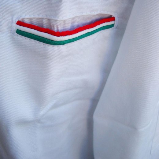 Giacca casacca cuoco chef modello italia in cotone taglie miste per ristorazione - Personalizzabile con il tuo logo