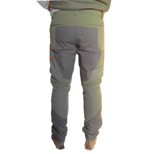 Completo gilet pantalone canvas antistrappo abbigliamento caccia tecnico - Personalizzabile con il tuo logo