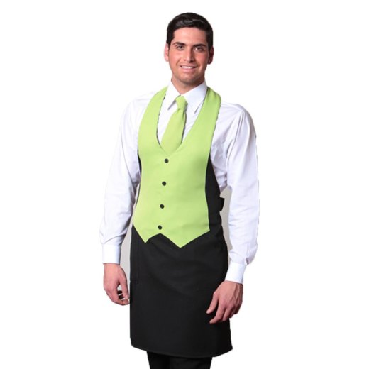 Grembiule pettorina divisa cucina ristorante gilet uomo sala vineria