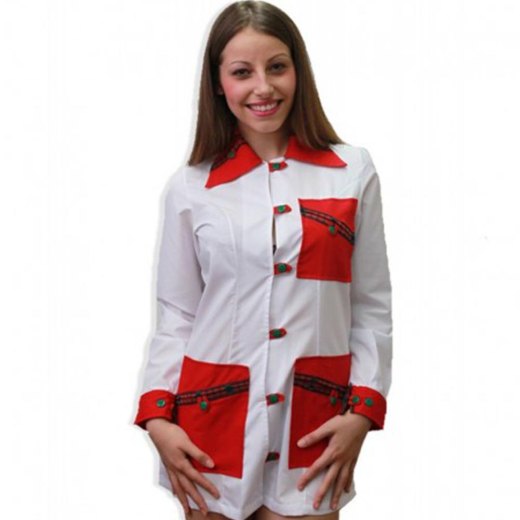 Camice corto donna cotone lavoro coloniali made in italy 3 colori dalla XS a XXL