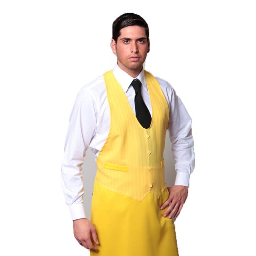 Grembiule pettorina divisa cucina ristorante gilet uomo sala pizzeria bar chef - Personalizzabile con il tuo logo