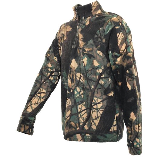 Maglia maglione maglietta felpa pile invernale caccia pesca sportiva neve uomo - Personalizzabile con il tuo logo