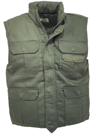 Gilet imbottito caccia cotone uomo donna invernale mimetico trapuntato - Personalizzabile con il tuo logo