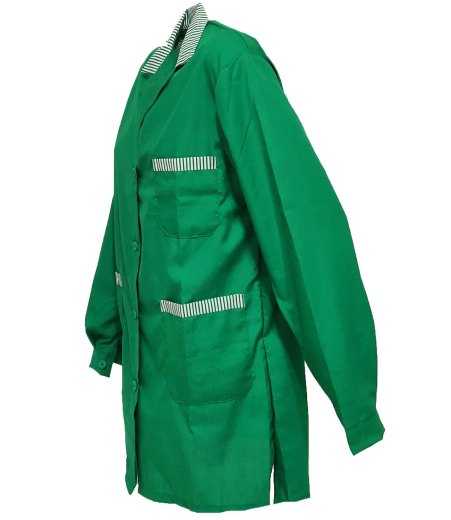Camice grembiule donna cotone vari colori vestaglia pulizie maestra scuola asilo lavoro personalizzabile