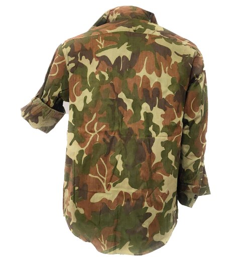 Camicia casacca militare croata mimetica cotone uomo slim - Personalizzabile con il tuo logo