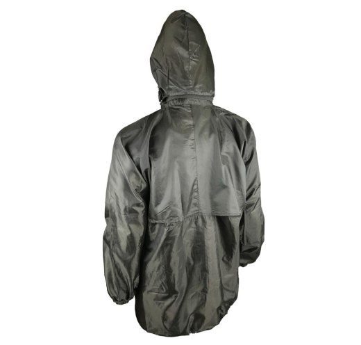 Giacca giubbino impermeabile antivento nylon antipioggia caccia moto pesca