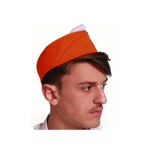 Cappello bustina bicolore cuoco pizzaiolo ristorazione pasticciere cucina unisex
