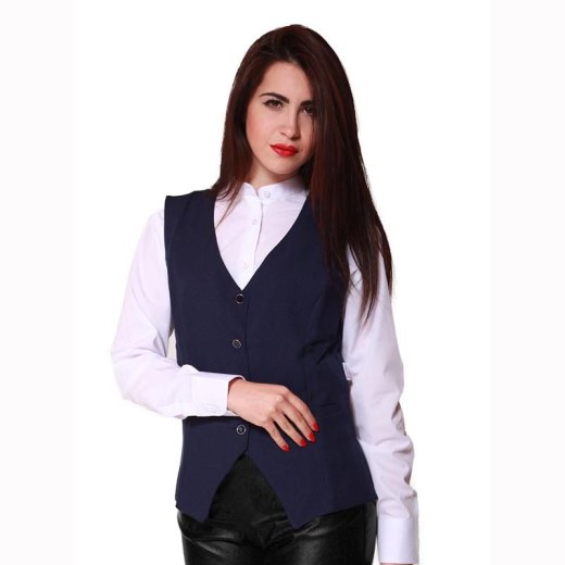 Gilet donna barista da lavoro bar ristorante sala albergo hotel cameriera - Personalizzabile con il tuo logo