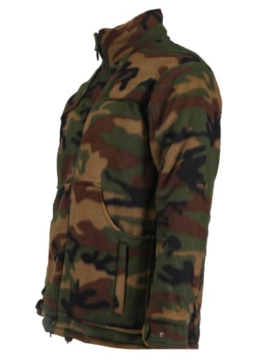 Maglione pile zip montagna giacca tasche neve caccia cacciatore - Personalizzabile con il tuo logo