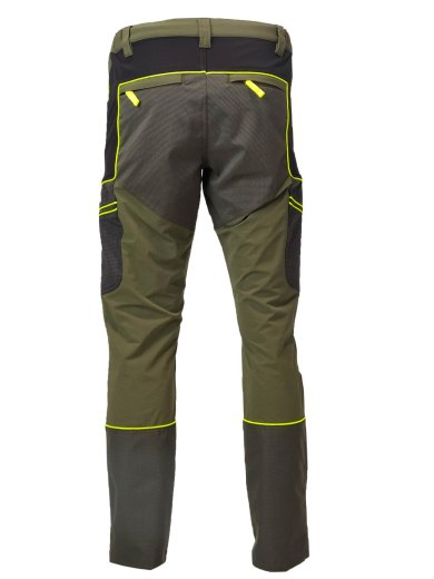 Pantalone tessuto tecnico elasticizzato impermeabile caccia pesca moto uomo
